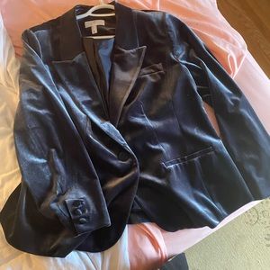 Velvet blazer size 18 lined